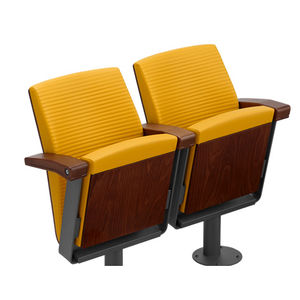 contemporary auditorium seating / fabric / central base / for theaters