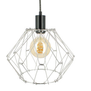 pendant lamp / traditional / metal / white
