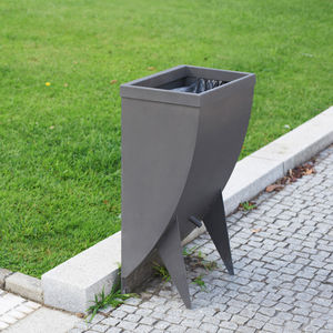 steel waste paper basket