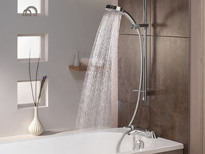 double-handle shower mixer tap