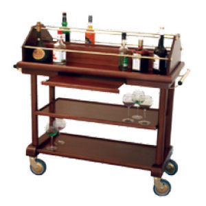 commercial trolley / wooden