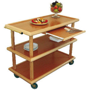 commercial trolley / wooden