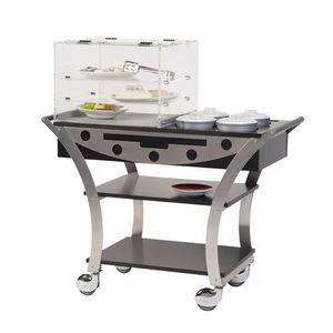 garden trolley / commercial / refrigerated / stainless steel
