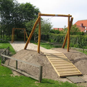 zipline cable slide for playground