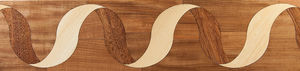 wooden border tile