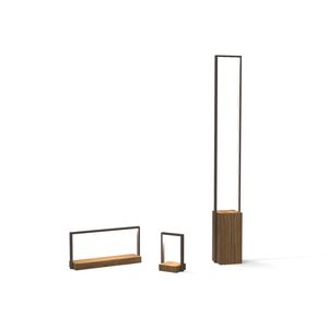 floor-standing lamp / contemporary / steel / stainless steel