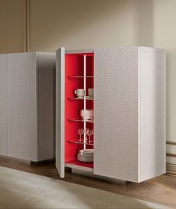 free-standing storage cabinet