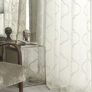patterned sheer curtain fabric