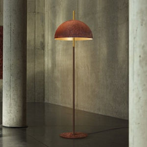 floor-standing lamp / contemporary / steel / Goldflex®