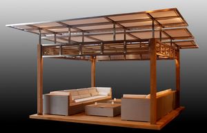 teak gazebo