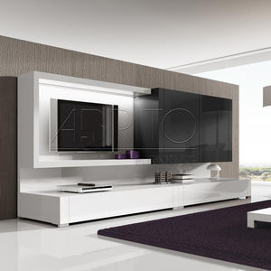 contemporary TV wall unit