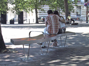 contemporary public bench 1