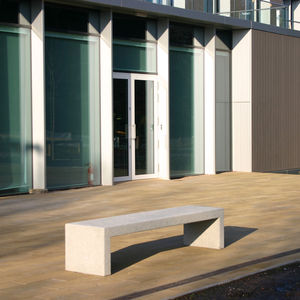 contemporary public bench