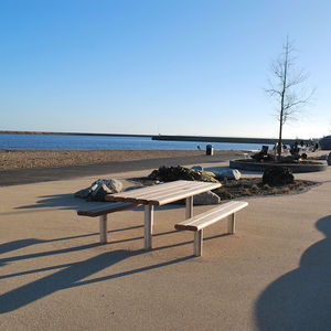 contemporary picnic table