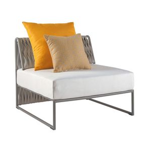 contemporary fireside chair / Sunbrella® / aluminum / polyester
