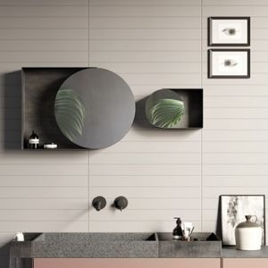 wall-mounted bathroom mirror