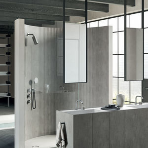 ceiling-mounted bathroom mirror