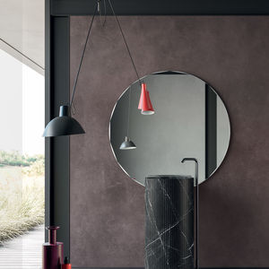 wall-mounted mirror