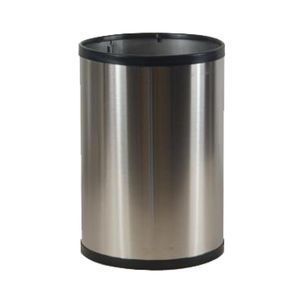 stainless steel trash can