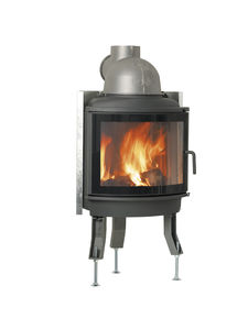 closed wood hearth