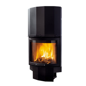 closed wood hearth
