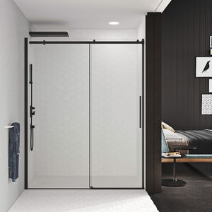 glass shower cubicle