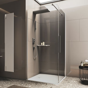 glass shower cubicle