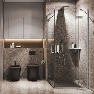 glass shower cubicle
