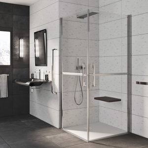 glass shower cubicle