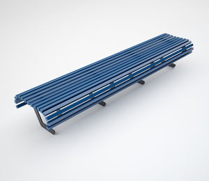 contemporary public bench