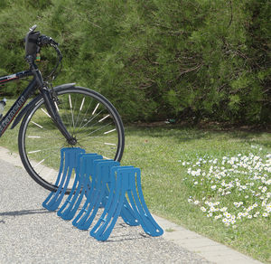 floor-mounted bike rack