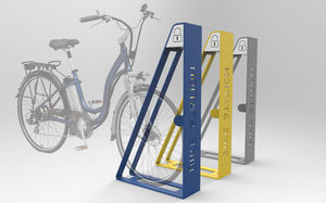 floor-mounted bike rack