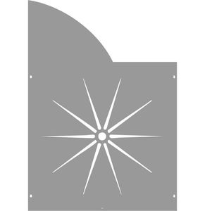 fence with panels 1