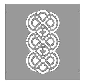 fence with panels 1
