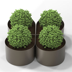 galvanised steel planter