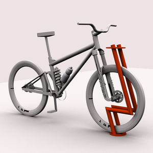 galvanized steel bike rack