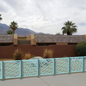 fence with panels