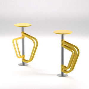 floor-mounted bike rack