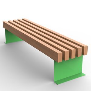 contemporary garden bench
