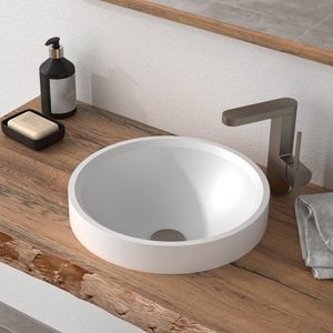 semi-recessed washbasin 1