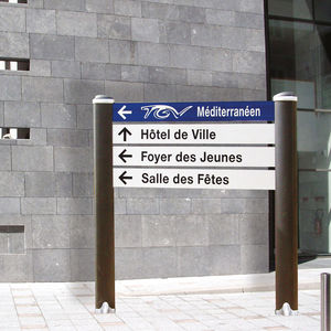 floor-mounted signboard