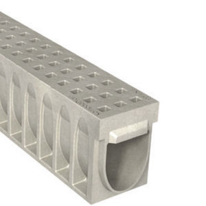 drainage channel with grating