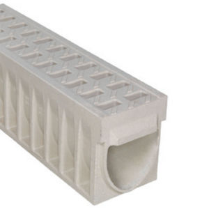 drainage channel with grating