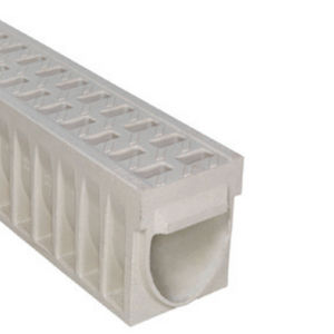 drainage channel with grating