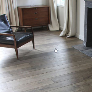 engineered parquet floor / solid / glued / oiled
