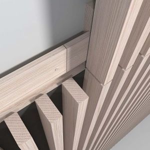 wooden fastening system