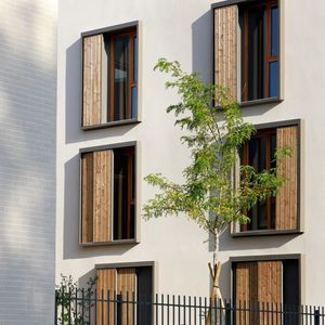 sliding shutter hinge