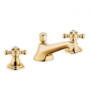 double-handle washbasin mixer tap