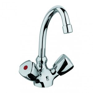 double-handle washbasin mixer tap 1