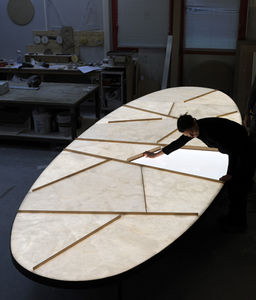 contemporary boardroom table